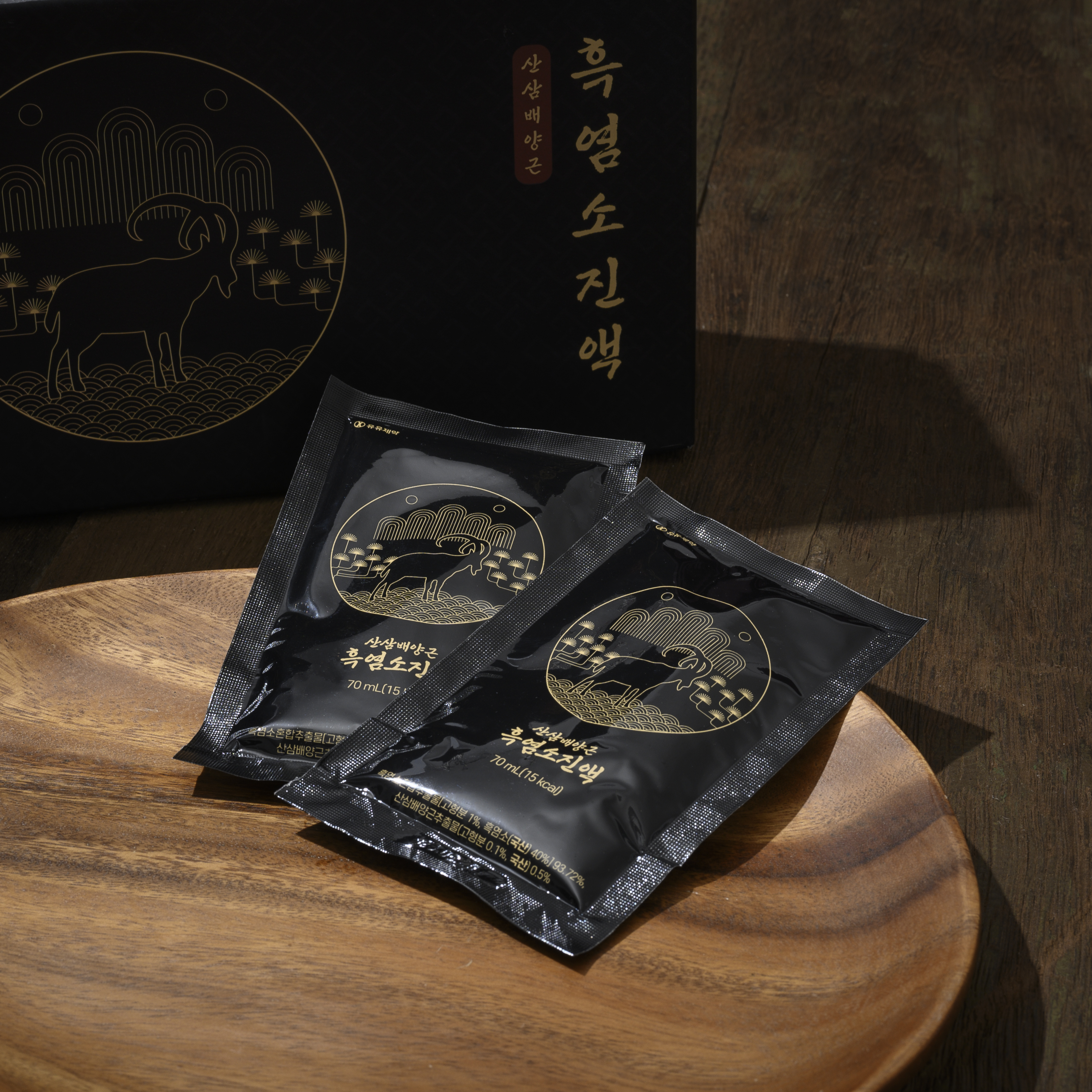 산삼 담긴 천지온 흑염소 진액 엑기스 흑염소 즙 30포 / 60포 : 천지온