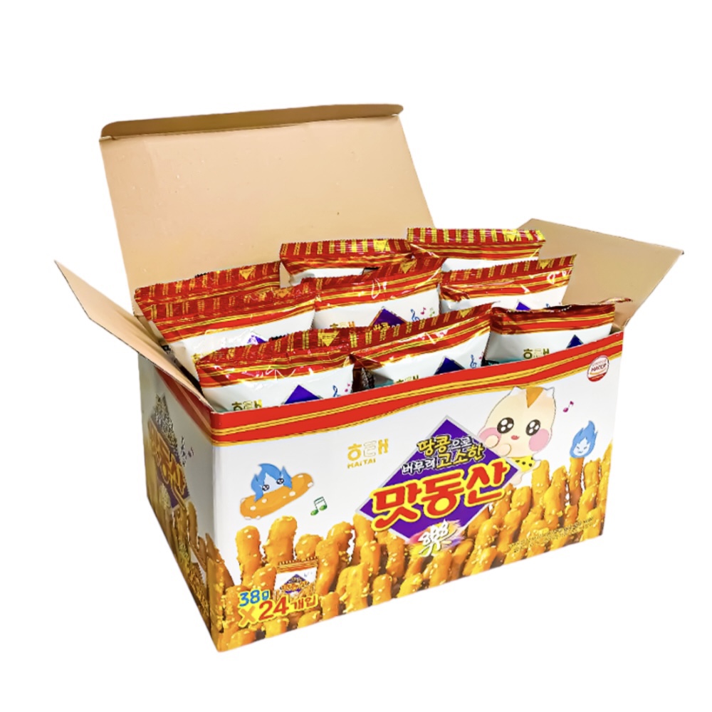 해태제과 맛동산 38g X 24입 대용량 개별포장 : 청년상사 스토어