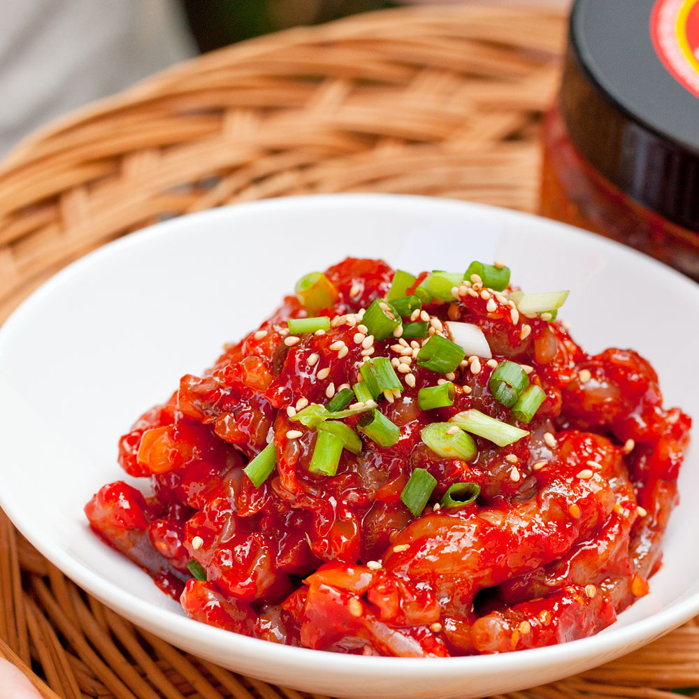 낙지젓갈 젓갈반찬 맛있는 젖갈 500g 밑반찬 : 셋째딸농부