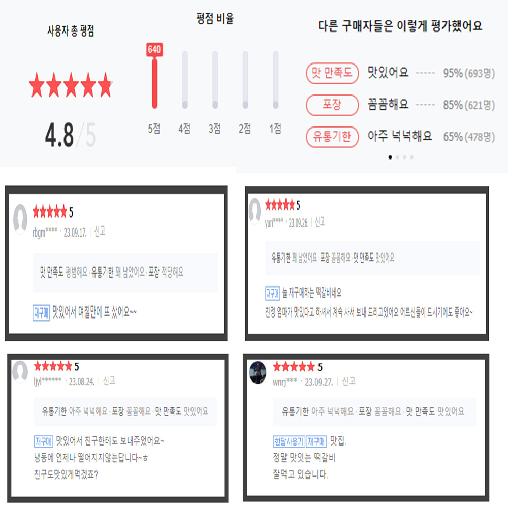 [서민갑부 방영] 최가상회 오리지널 떡갈비 12알+겨자소스3 [최저가] : 최가상회