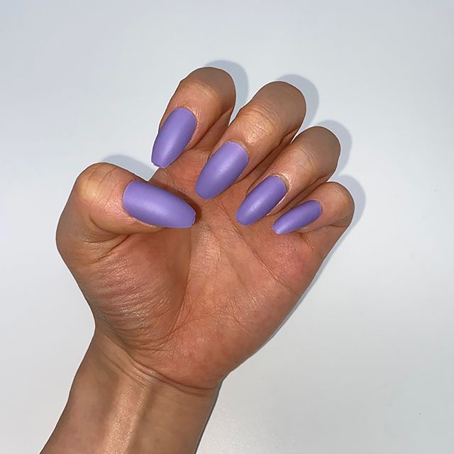 베뉴네일 매트 멘토스 퍼플 네일팁 : BENEW NAIL