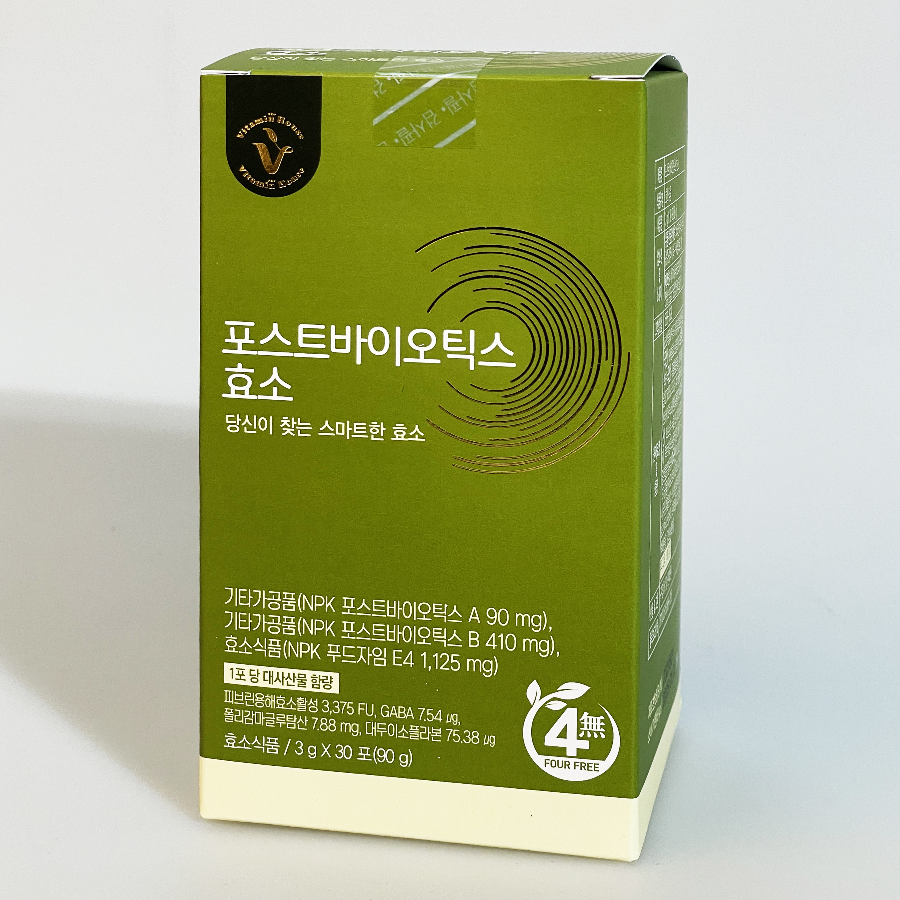 비타민하우스 4세대 유산균 포스트바이오틱스 3g X 30포 효소 한달분 특허 : Biz Mall