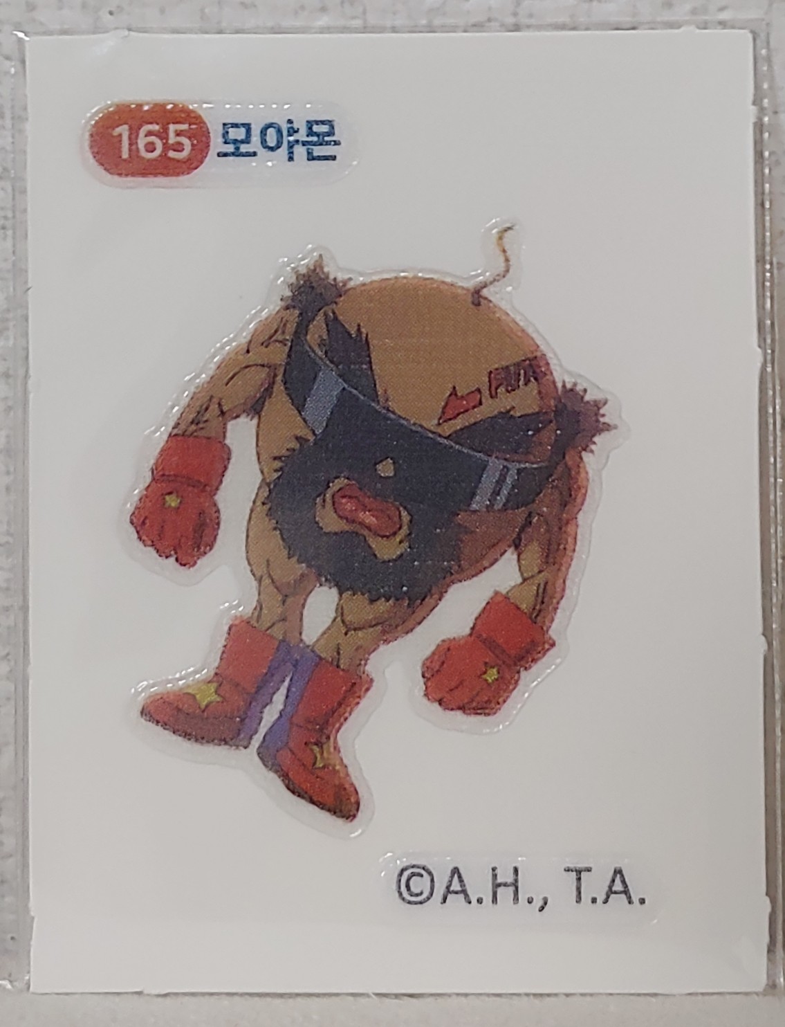 디지몬빵 띠부씰 모야몬 165 디지몬 띠부씰 : 포디몬샵