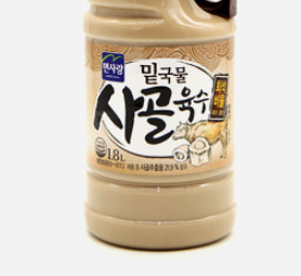 진하고 깊은 맛 면사랑 사골 육수 국물 1.8L : 산책길 스토어