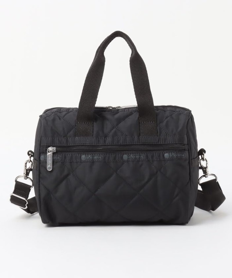 LeSportsac 레스포삭 사틴 숄더백 PEARLS1185 토트백 블랙 펄 : 메종재팬