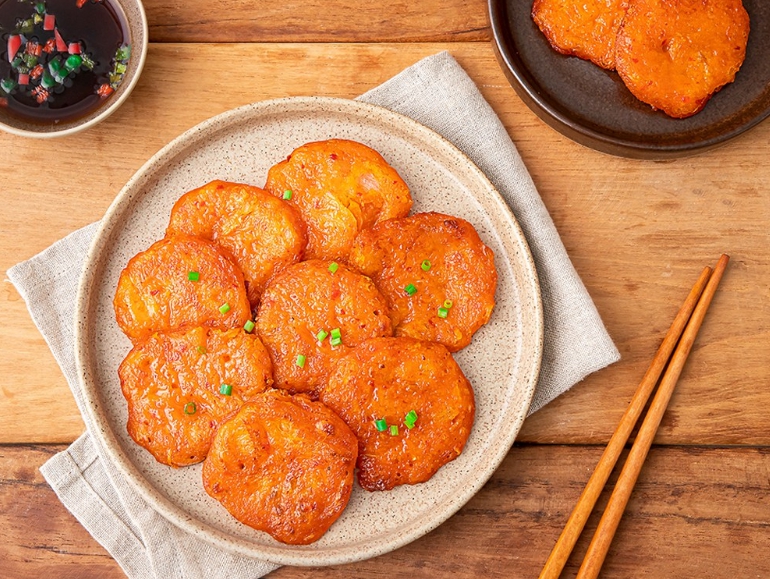 (1+1) 오늘의 전 냉동 수제 한입 김치전 2Kg (1Kg+1Kg) : 푸디어스