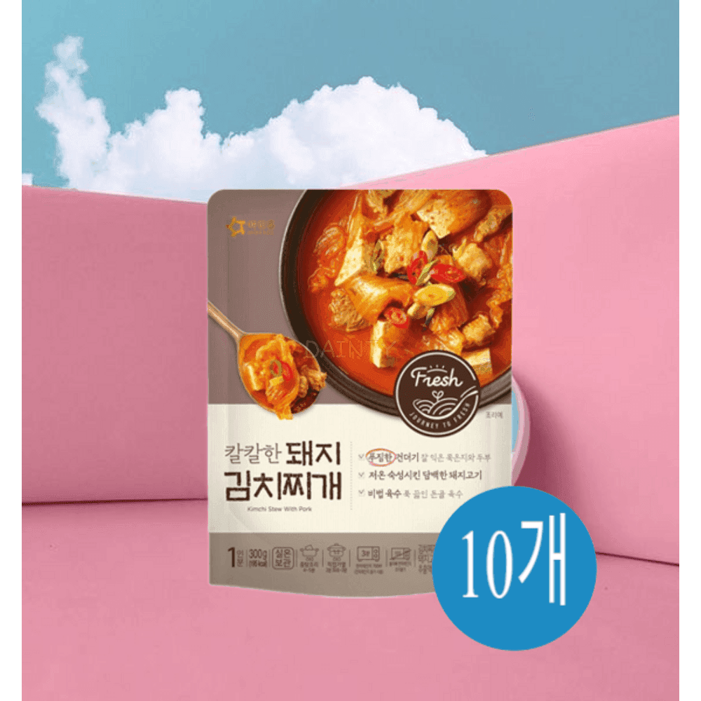 아워홈 칼칼한 돼지김치찌개  300g 10개 : 와이비케이