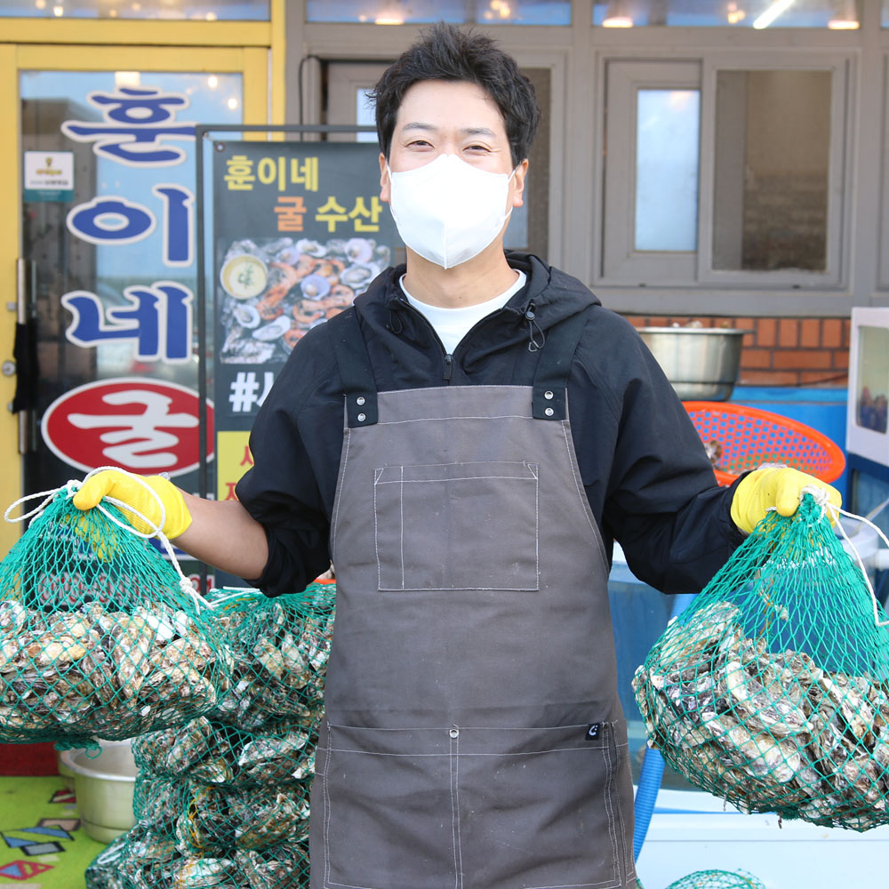 천북굴단지 석화 5kg(2~3인분) 각굴, 양식굴 : 훈이네굴수산
