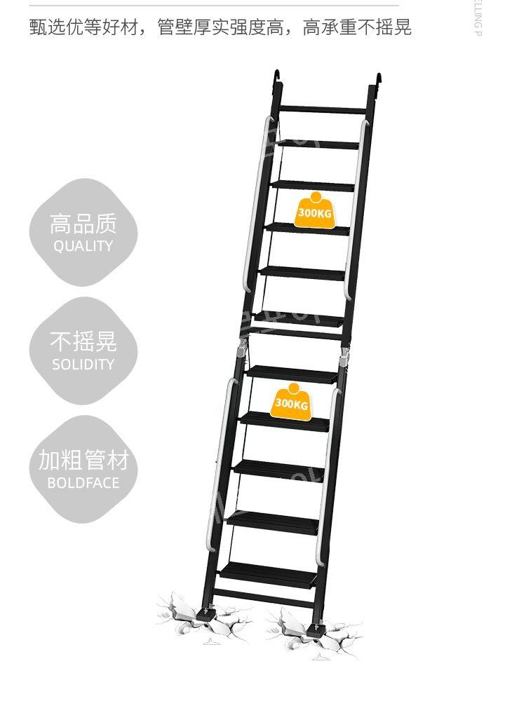 가설계단 일자사다리 고정식 복층 다락방 공장 고층 : 베르포아