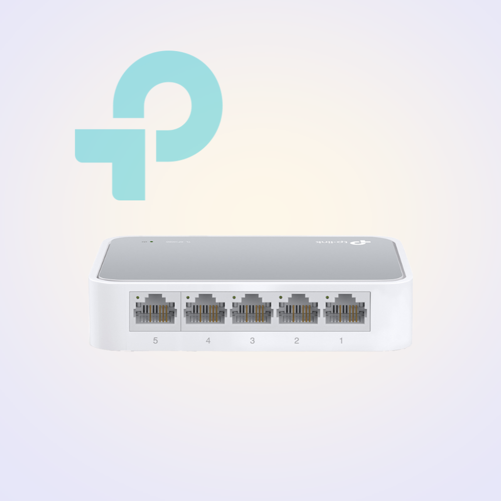 티피링크 TL-SF1005D 5포트 10/100Mbps 저전력 스위칭허브 : 바른꼬마켓