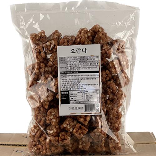 신미제과 오란다강정 스낵 고구마 소라 1kg : 스낵트럭