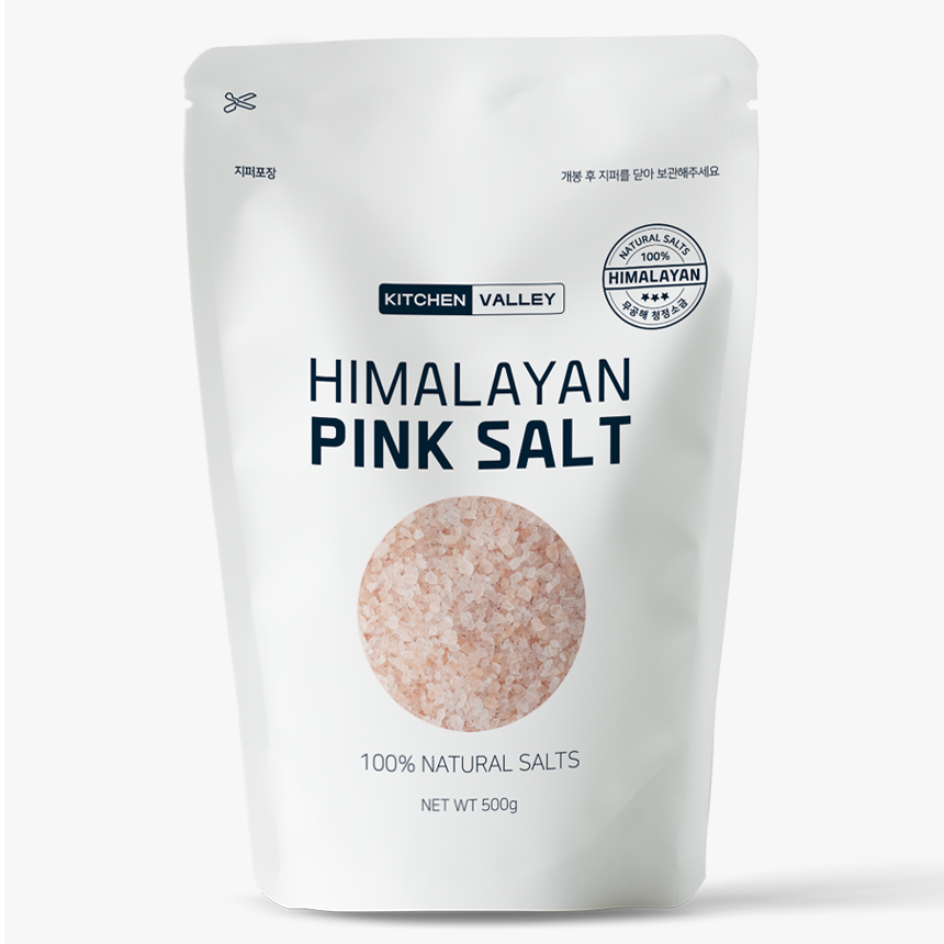 키친밸리 히말라야 핑크솔트 소금 암염 500g, 1개 : 루트88