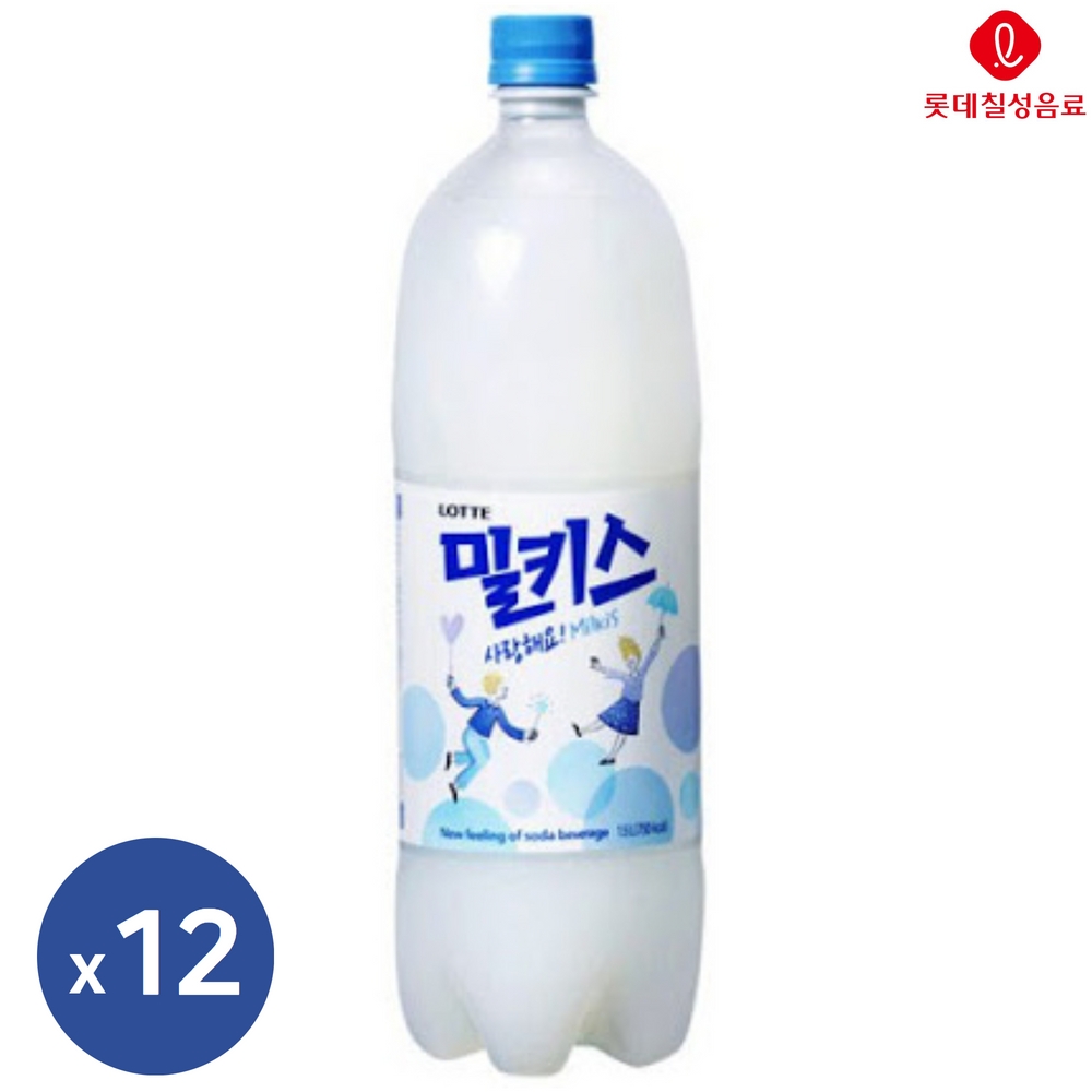 (롯데) 밀키스 1.5L 12입 대페트 : 상주에프앤비
