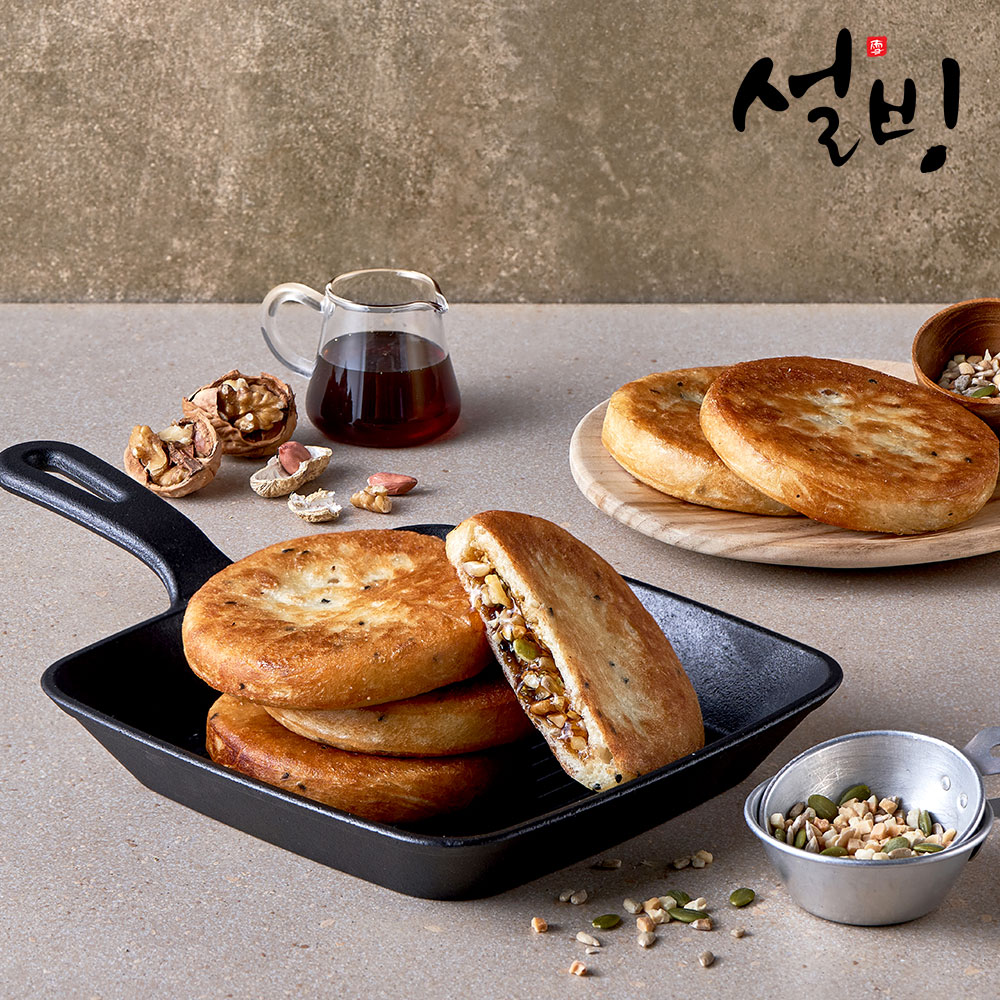 설빙 추억의 꿀호떡 5개입+씨앗호떡 5개입 : 에스에이치커머스랩