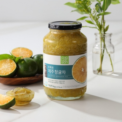 초록원 제주 청귤차 1kg 제주청귤청 과일차 : 진보람몰