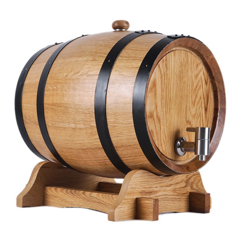 오크통 맥주통 장식 배럴 5L 술통 소품 와인통 3L 인테리어 원목 : 주월드마켓