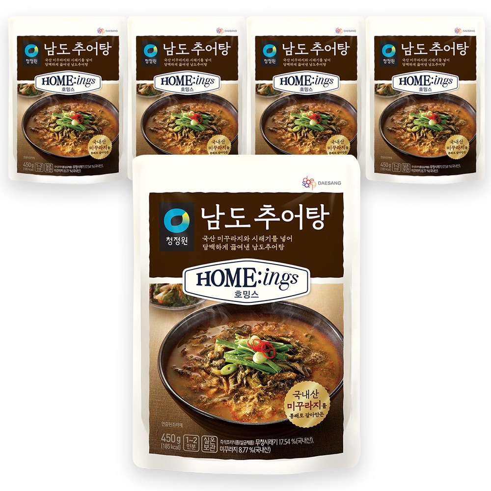 청정원 호밍스 남도추어탕 450g 5개 : 올데이 올웨이즈