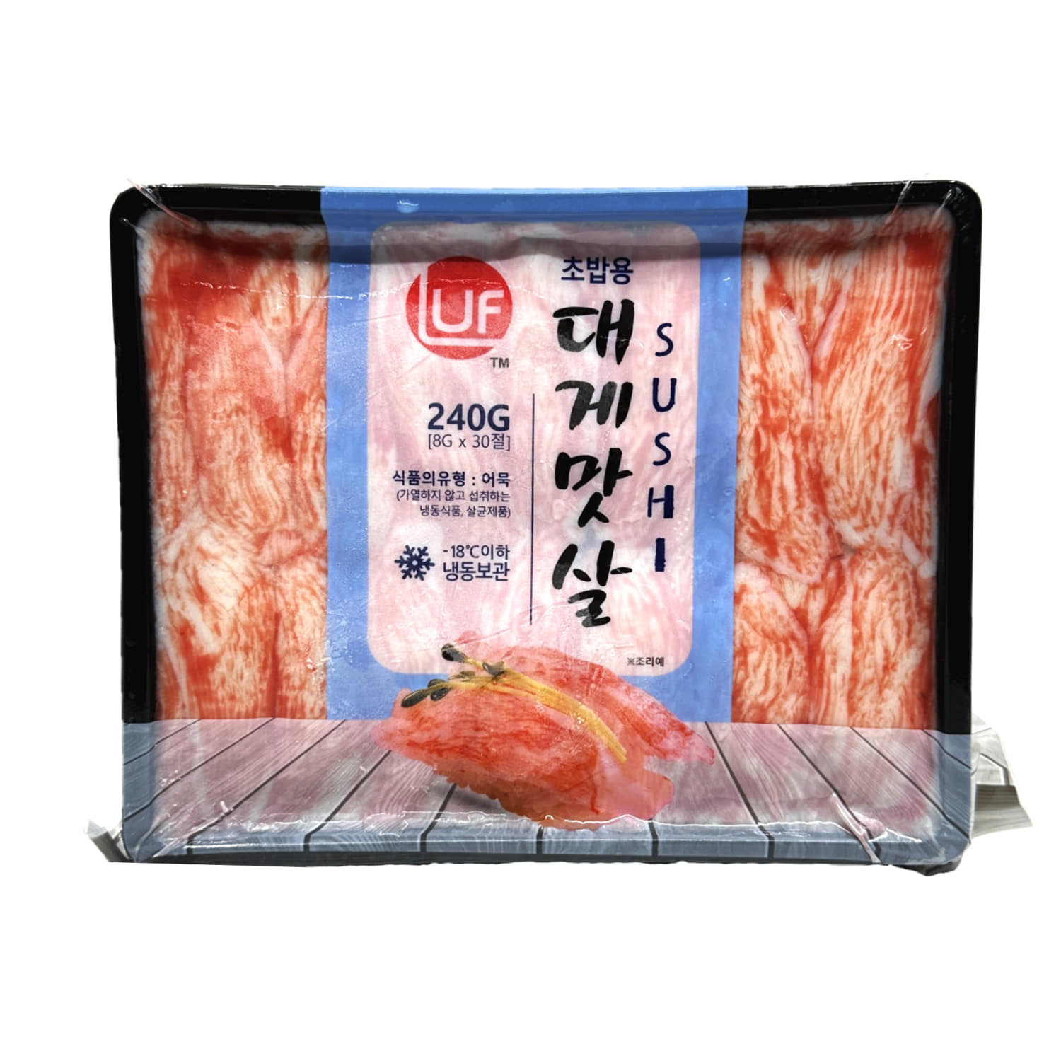 THE존 초밥용 대게 맛살 네타 냉동 8g x 30미/게살초밥 게맛살 : 착한-사람들