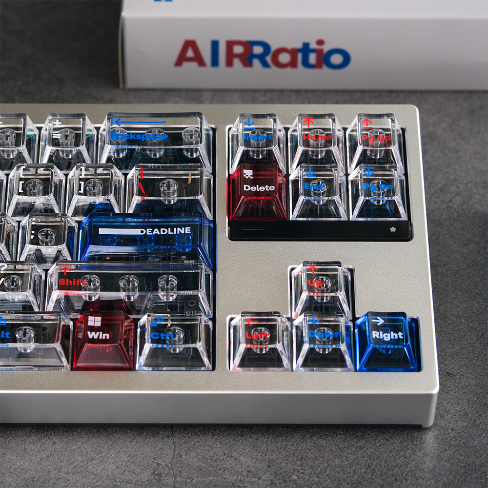 투명 키캡 기계식키보드키캡 DEADLINE AirRatio 131key + : Seasover
