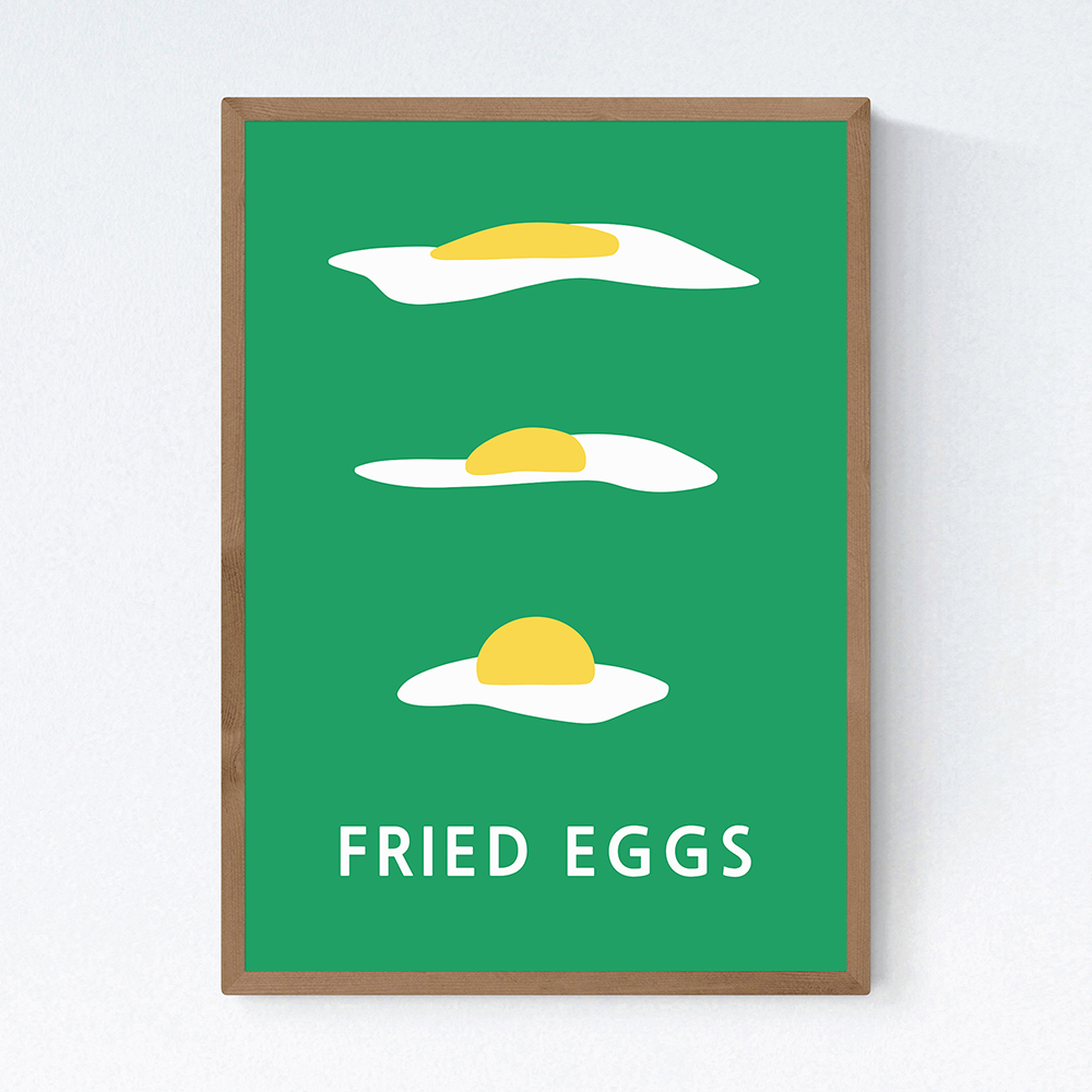 EGG 1C 그린, 달걀 계란 그림 인테리어 홈리빙 포스터 주방 일러스트 : 유주얼갤러리