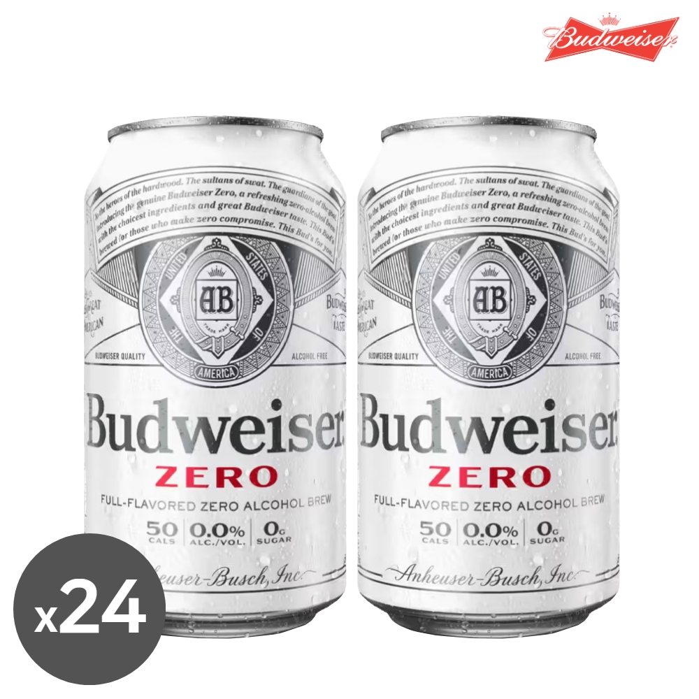 (논알콜) 버드와이저 제로 355ml 24입 논알콜맥주 무알콜맥주맛 음료 : 상주에프앤비