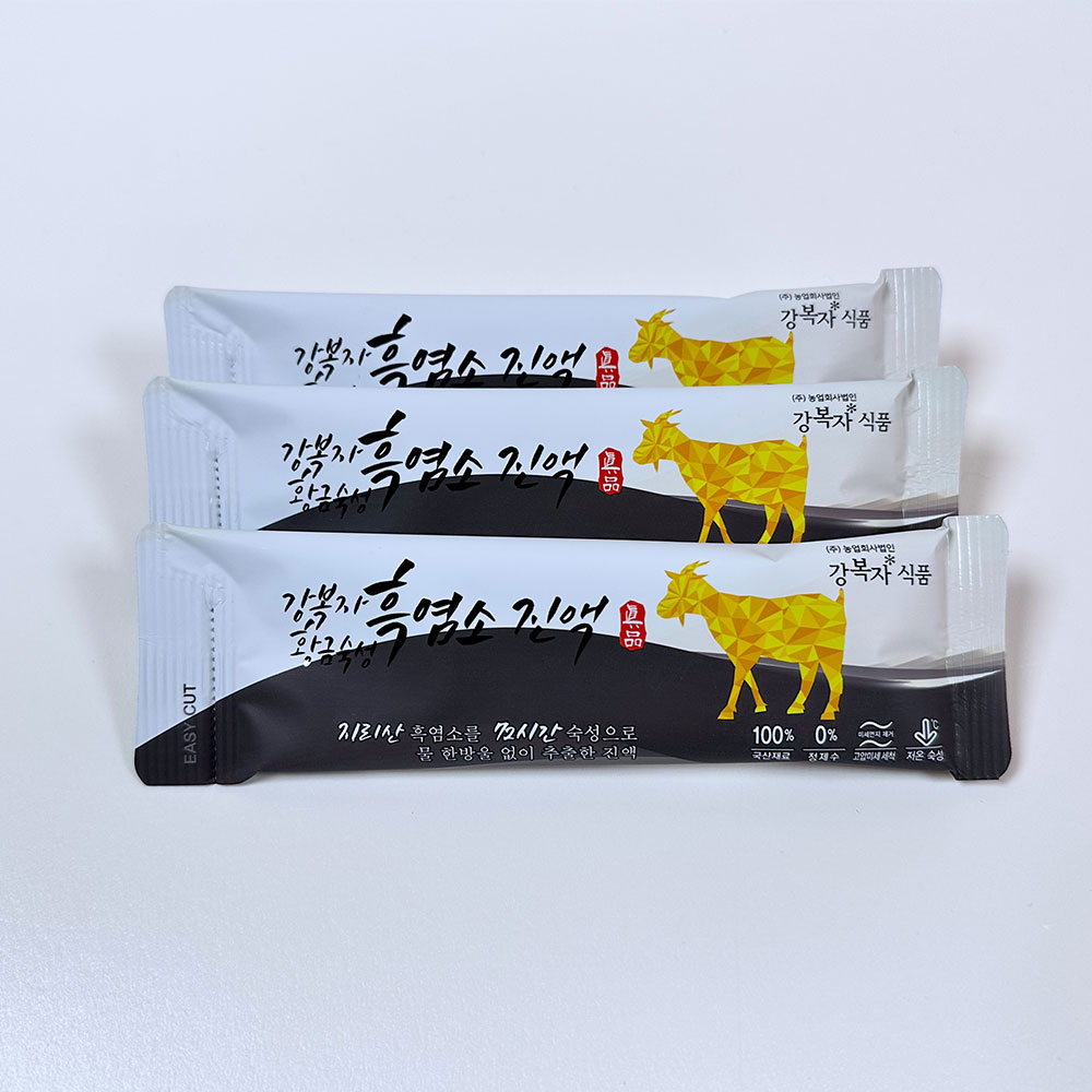 강복자 황금 흑염소진액 엑기스 흑염소즙 지리산 효능 30팩 : BEST 강복자