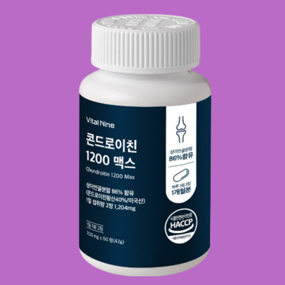 고함량 콘드로이친 1200 상어연골 맥스 콘드리친 : 요다이스요