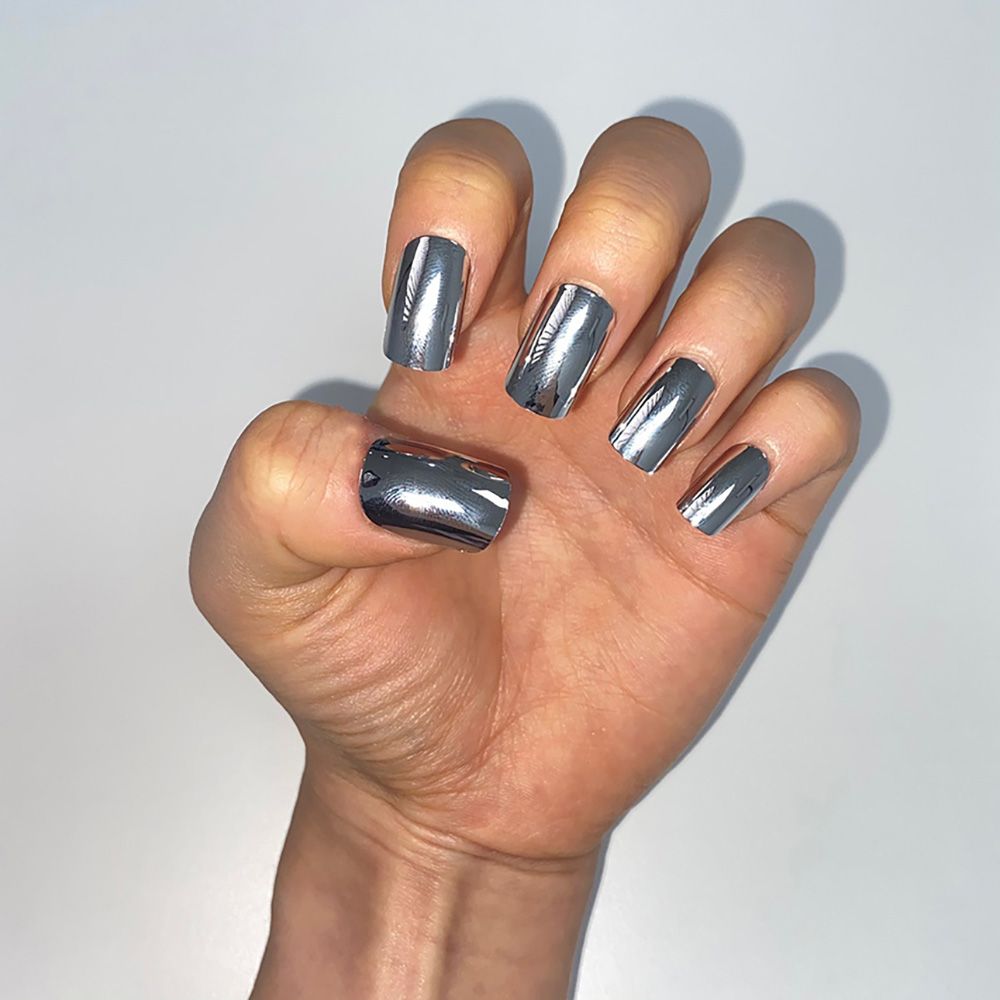 베뉴네일 미러 자개 스퀘어 인조 네일팁 : BENEW NAIL
