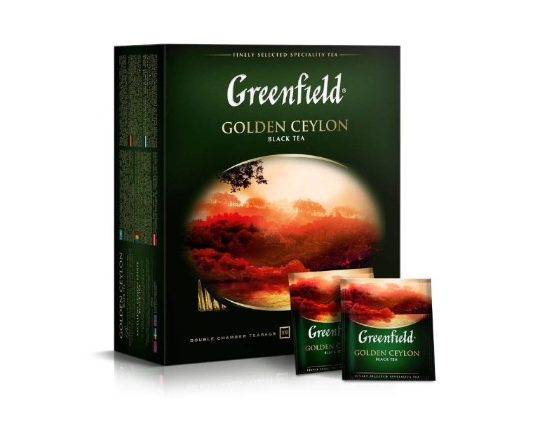 그린필드 홍차 골든실론 100pcs GREENFIELD BLACK TEA GOLDEN CEYLON 100pcs : 멜니짜
