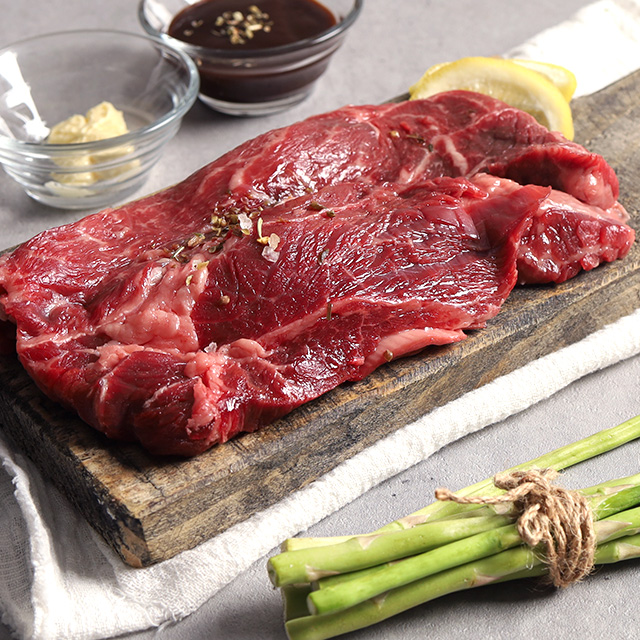축협 무항생제 한우 국거리 300g 친환경 이천 한우 : 삼해진미