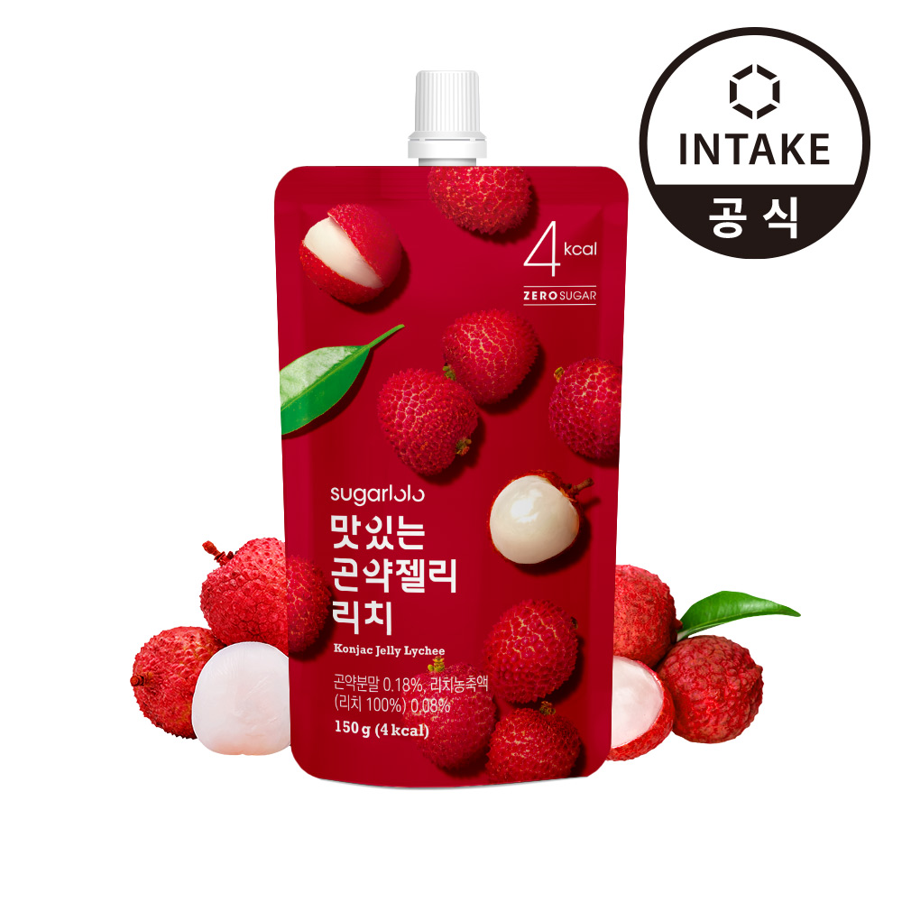 슈가로로 무설탕 곤약젤리 워터젤리 리치 10팩 : 인테이크
