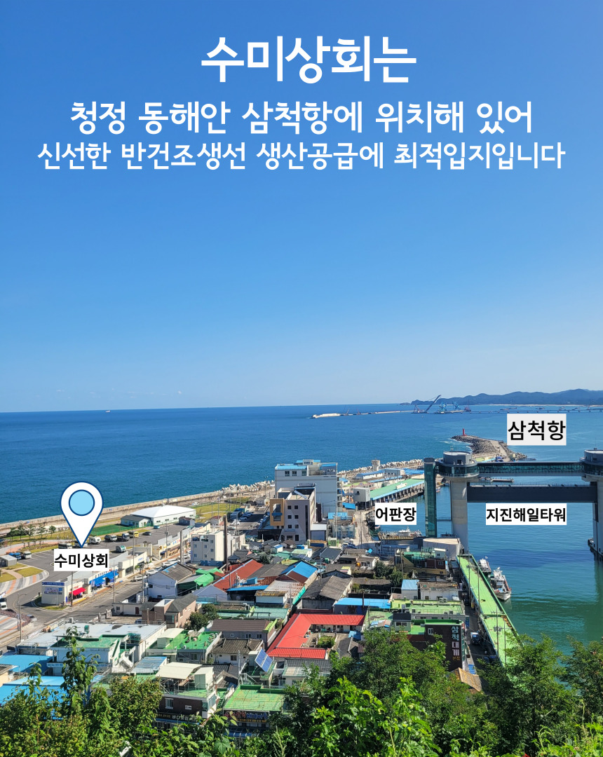 수미상회 국산 반건조 가자미 참가자미 진공포장 동해안(강원도 삼척발송) : 삼척수미상회