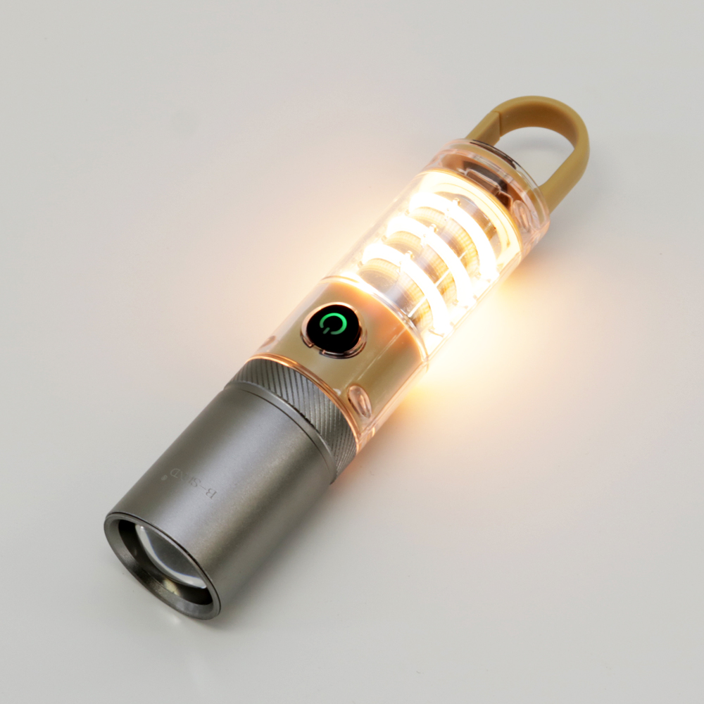 비센드 BS-T60 휴대용 LED 미니손전등 후레쉬 충전식 써치라이트 : 사즈아 SHOP