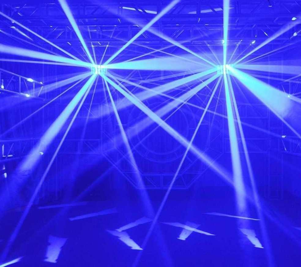 파티장 무대조명 플래시 공연 라이트 LED 클럽 장치 2단(싱글 LED)  블랙 : 엠제이 잡화몰