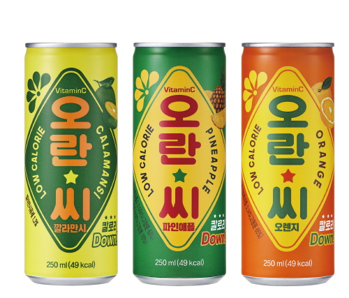 오란씨 파인애플 오렌지 12+12 250ml 캔 모음 동아오츠카 저칼로리 제로음료 : P제이몰