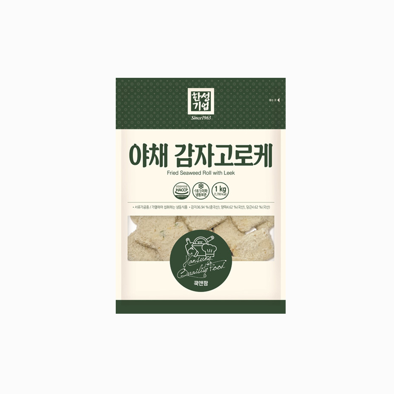 한성기업 야채감자고로케 1KG 냉동 : 마미스푸드