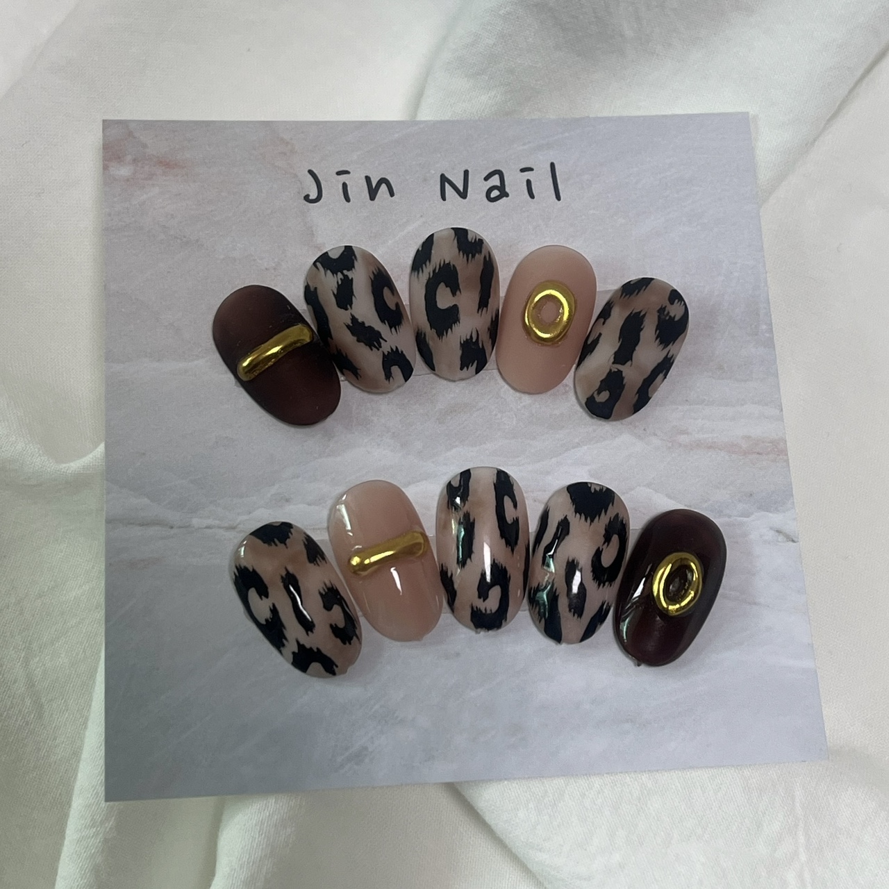 뉘앙스 호피 수제네일팁 : 진네일-jinnail