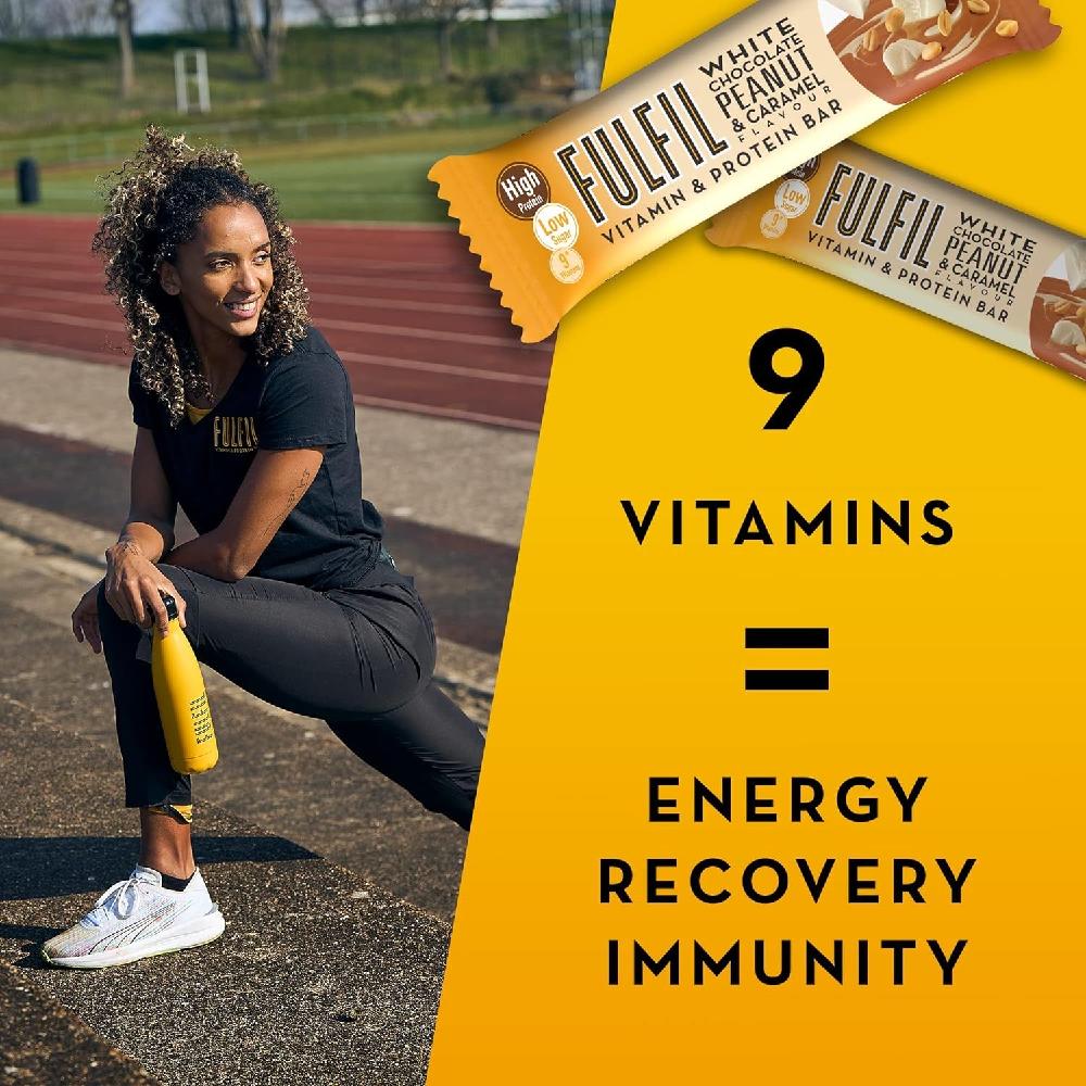 풀필 프로틴바 Fulfil Vitamin Protein Bar 화이트 초콜릿 55g 15개 : 라 빅토리아