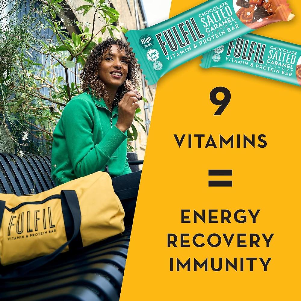 풀필 프로틴 바 Fulfil Fulfil Vitamin Protein Bar 40g 15개 : 라 빅토리아