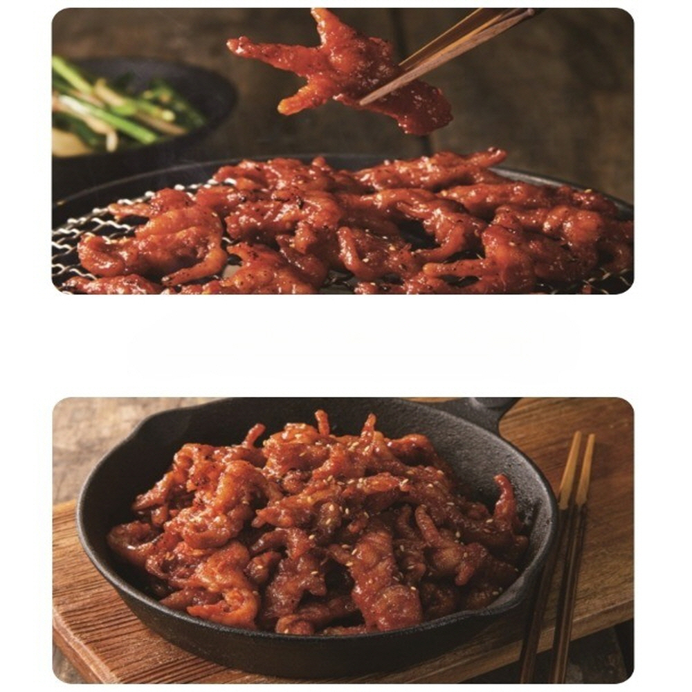 국산 양념 무뼈 닭발 집반찬 야외캠핑 양념닭발 300g : 기쁨평안몰