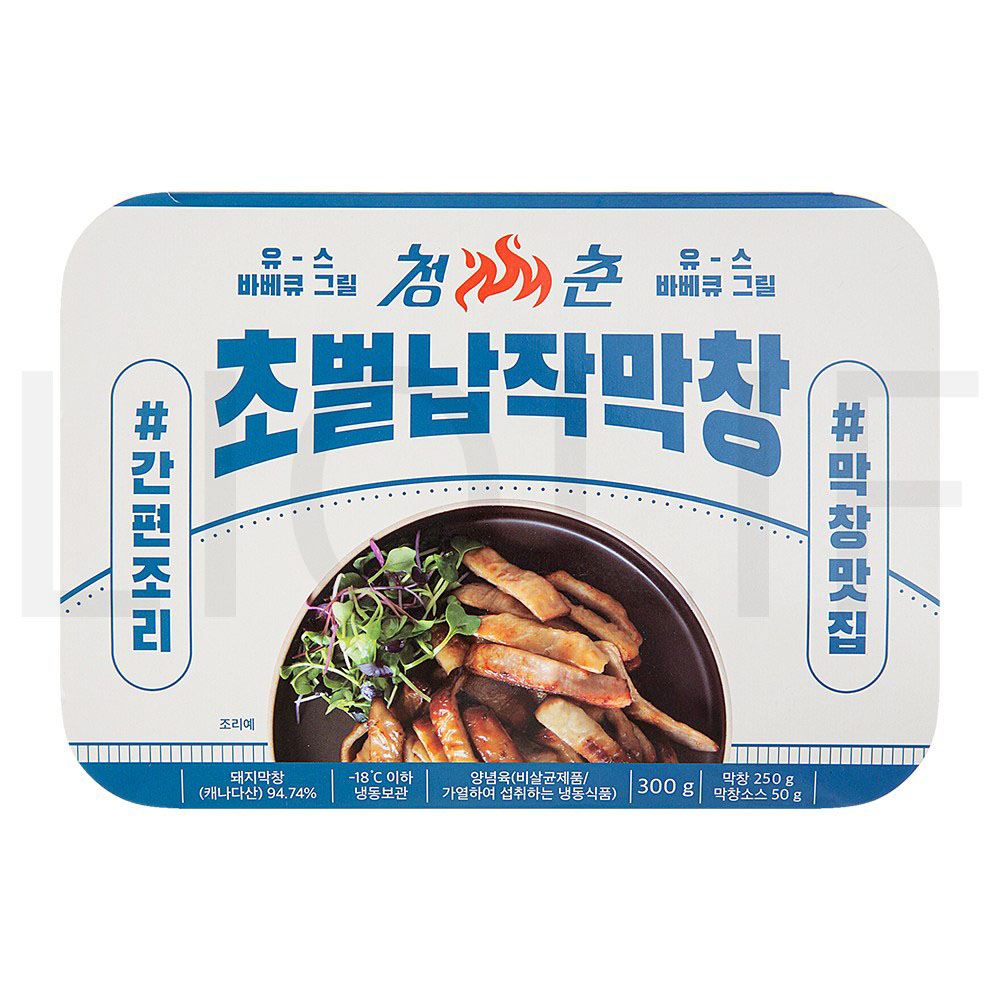 청춘불판 고기 초벌납작막창(냉동) 300g 1개 : MONDAY NIGHT