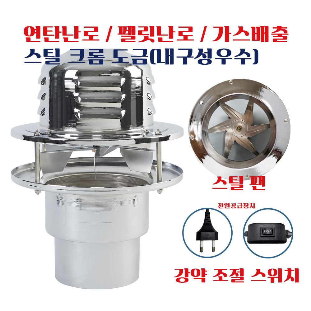 한양테크 배출기 108 가스 흡출기 HE-107(연통75~125mm) : 주 형제종합전기