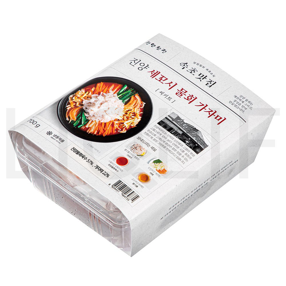 속초진양횟집 기타요리 세꼬시 물회 가자미 밀키트 (냉동) 700g 1개 : MONDAY NIGHT