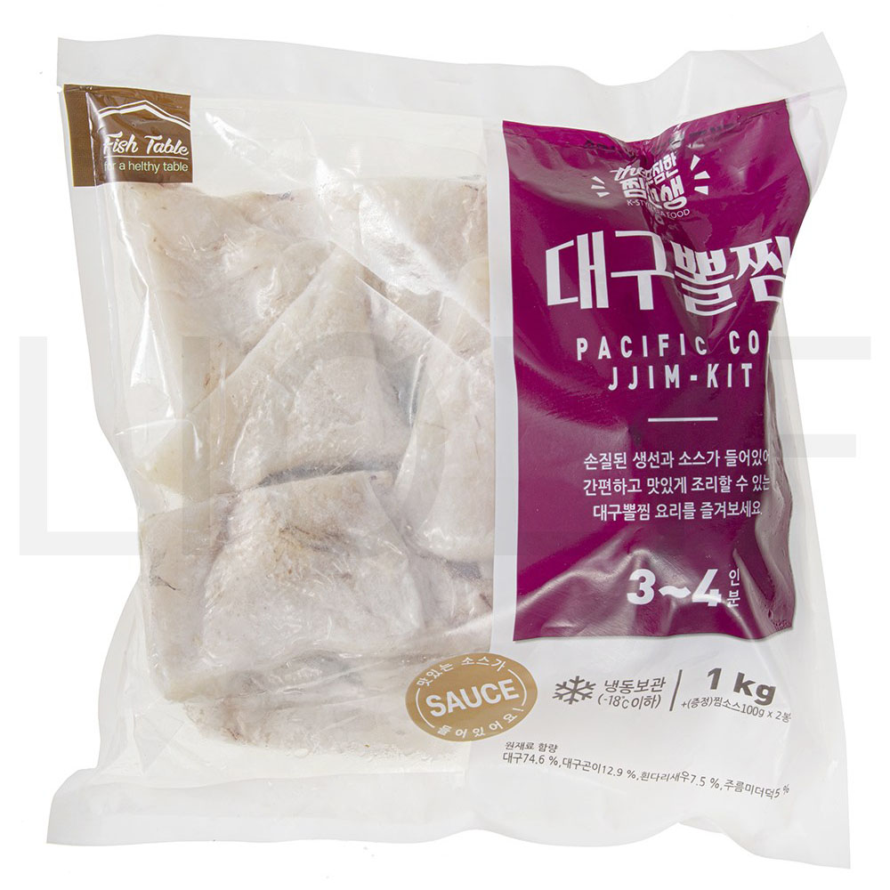 The 기타요리 푸짐한 찜선생 대구뽈찜 3~4인분 (냉동) 1kg 1개 : MONDAY NIGHT