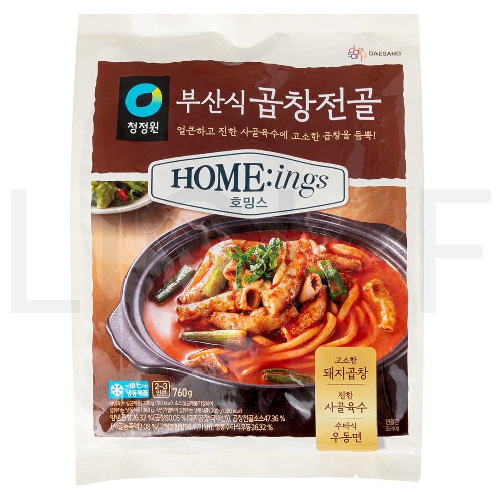 청정원 고기 호밍스 부산식 곱창전골 (냉동) 760g 2개 : MONDAY NIGHT