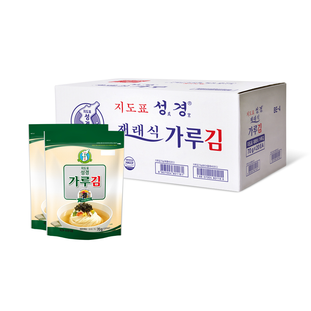 [성경김본사] 재래 김가루 70g, 20개 : 주식회사 성경식품
