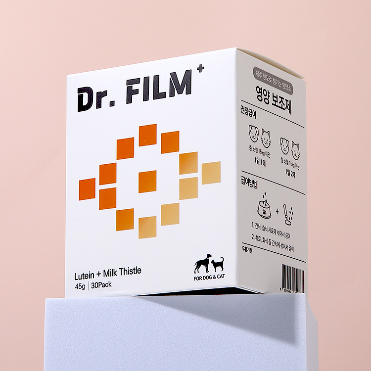 닥터필름 강아지 눈영양제 포아이 눈물자국 눈물냄새 루테인 1box : Dr. Film