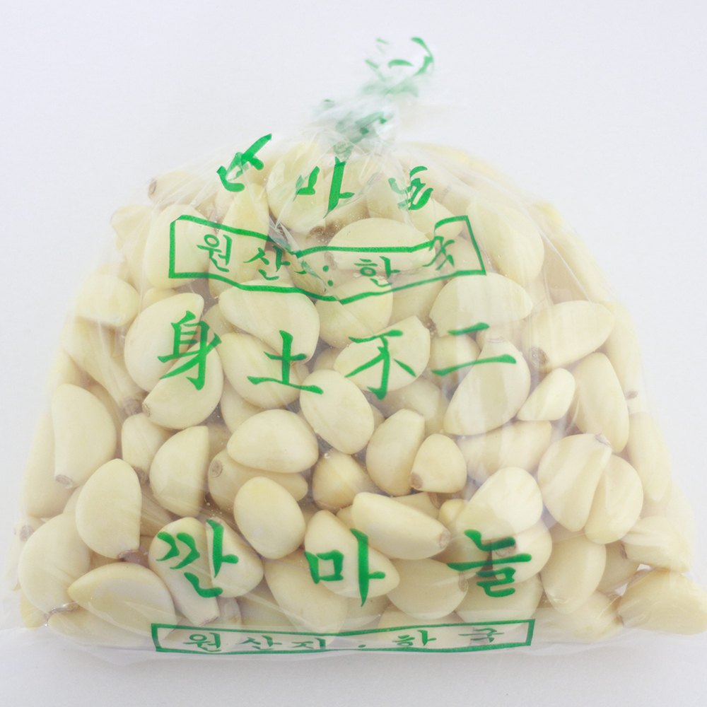 [포항시 배달] 깨끗하게 손질한 영천 깐마늘大 1kg [죽도 명신상회] : 동네시장 장보기