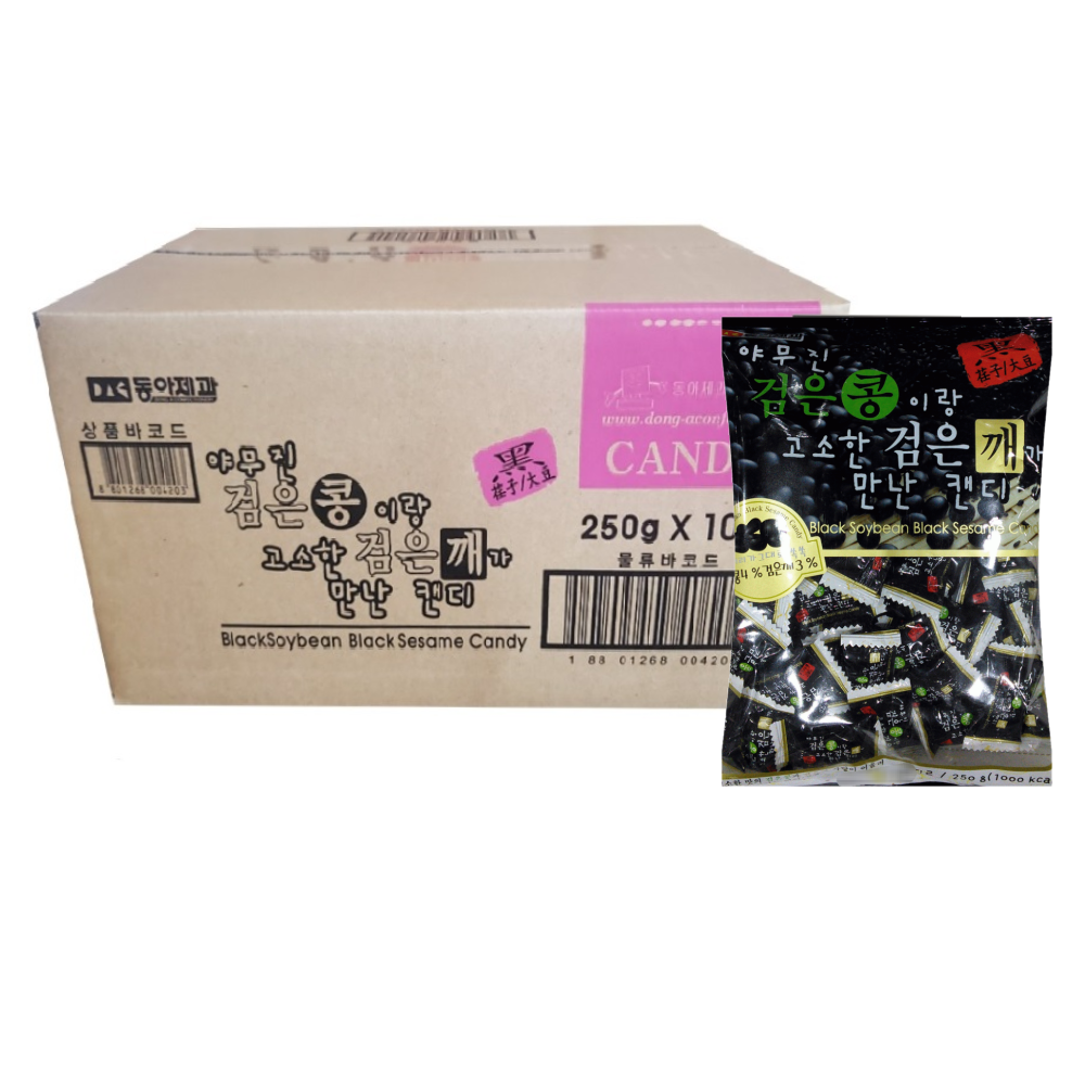 동아제과 검은콩이랑 검은깨가 만난 캔디, 250g, 10개 : 주식회사 씨엠몰