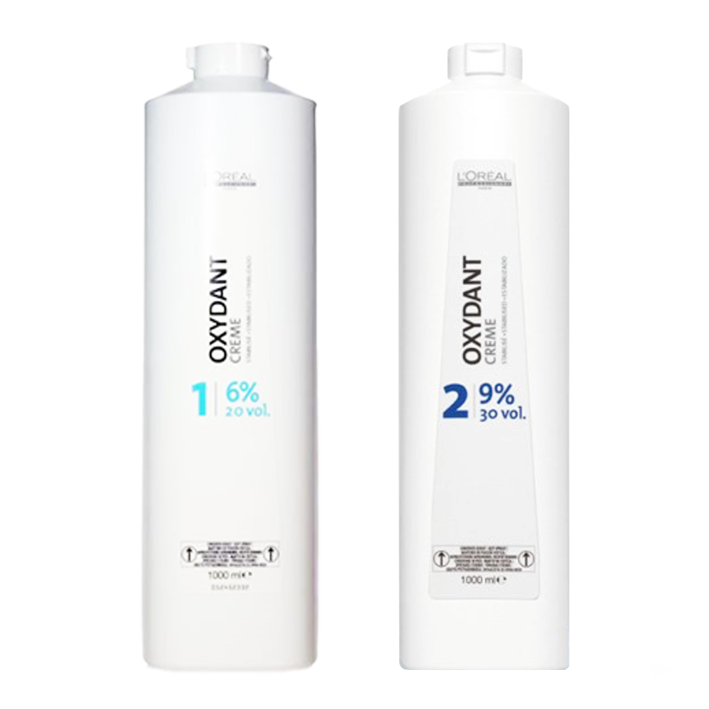 로레알 산화제 옥시던트 크림 일반 6% 1000ml 미용실 염색약 표백제 : 황금머리